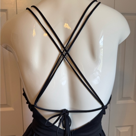 Ford Black Ruched Cowl Neck Midi Dress - Picture 7 of 12